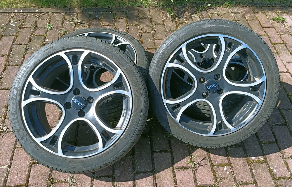 Alufelgi OZ WAVE 17" 4x100 z oponami 205/45 R17