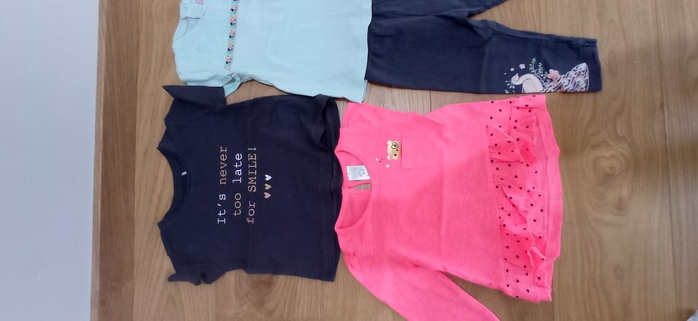 T-shirty, bluzki i legginsy rozmiar 62/74