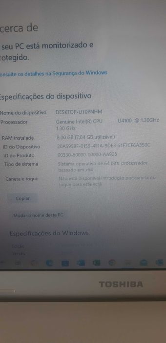 Toshiba Satellite T130-11UPortátil