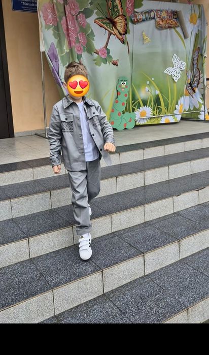 Костюм випускний першокласника нарядний хлопчика вишиванка штани брюки сорочка вишивка  весна літо осінь