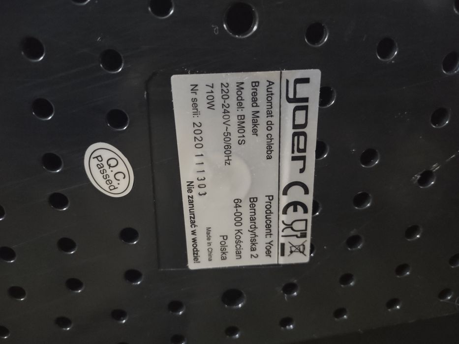 Automat wypiekach maszyna do chleba YOER