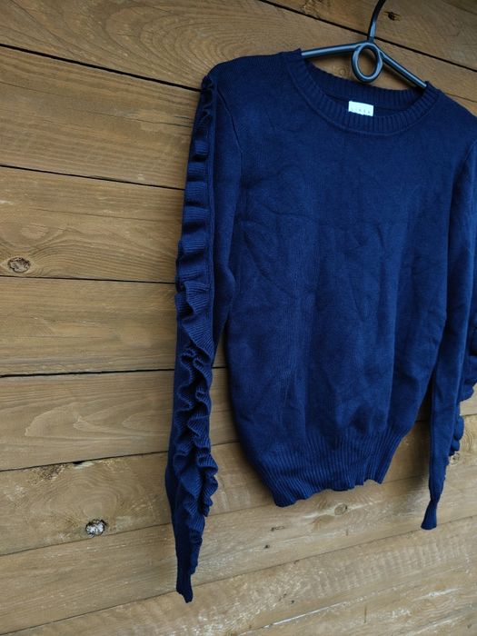 Sweter granatowy damski