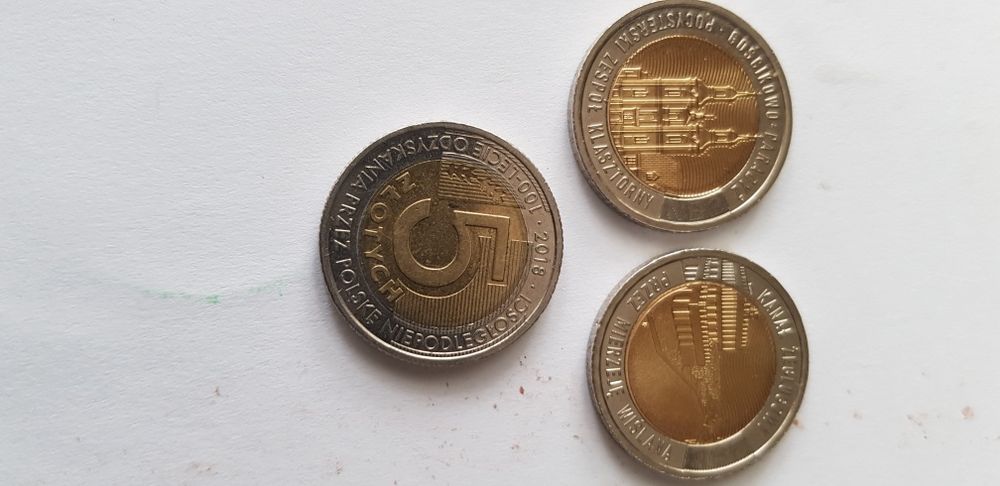 Monety 5 zł z 2023r i 2018r