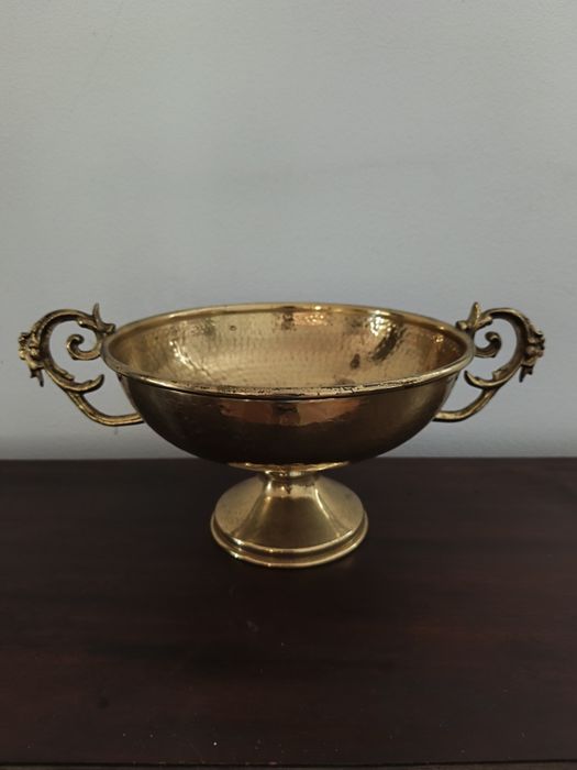 Fruteira em cobre com 28 CMS de diâmetro