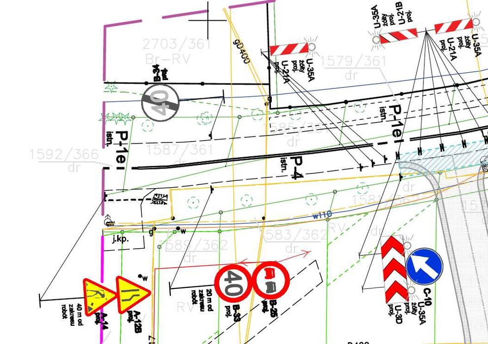 Projekty branży drogowej i organizacji ruchu