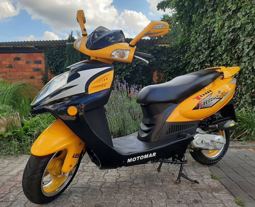 Mega zadbany duży mocny skuter Motomar Freedom 50 4t 2009r 1wł 4872km 70km/h