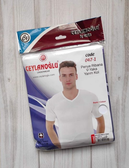 Чоловічі спідні майки і футболки Ceylanoglu Туреччина