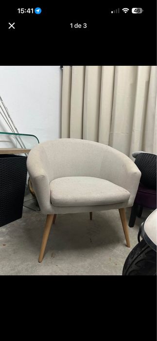 Poltrona Ikea de tecido