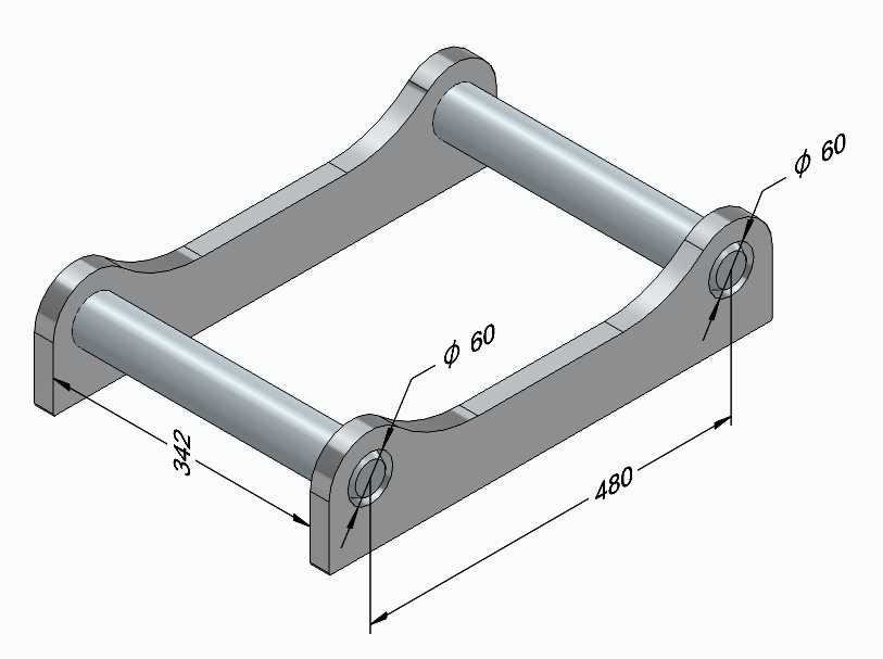 Mocowanie skandynawskie S60, szybkozłącze, ramka, płyta adaptacyjna