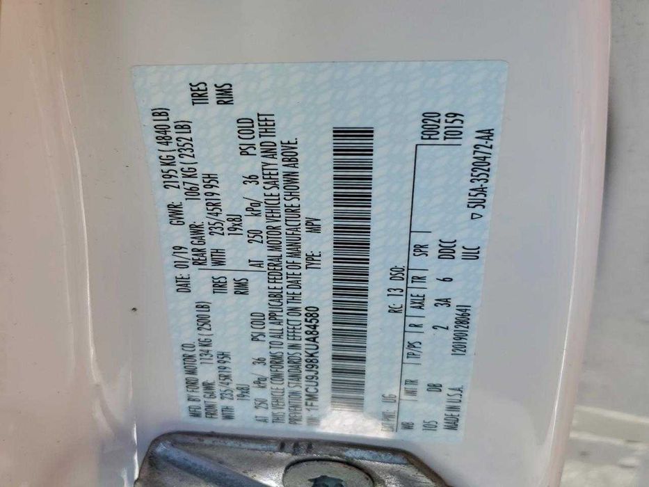 Ford Escape Titanium 2019