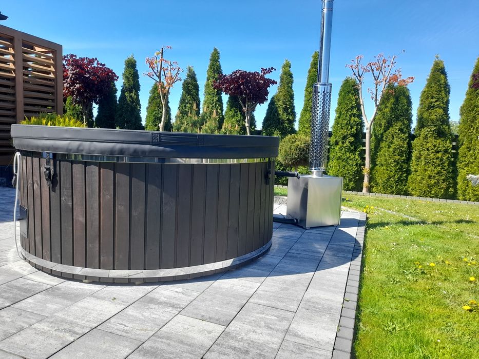 Balia Ogrodowa  z Hydro i Areomasażem z piecem zew.dost. od ręki