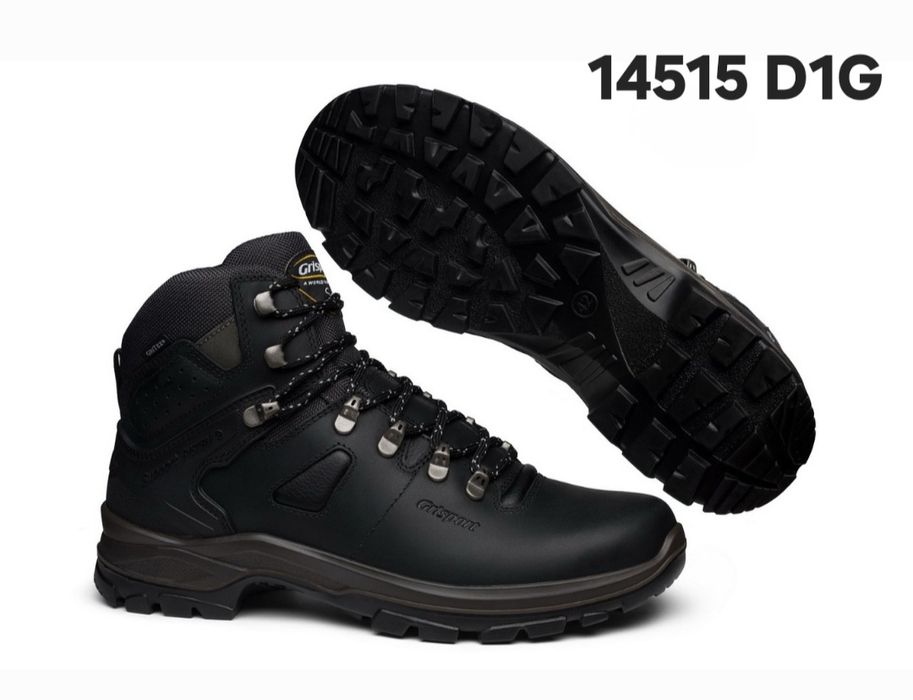 Ботинки мужские ГРИСПОРТ (Grisport) 14515D1G. чёрный кожа,