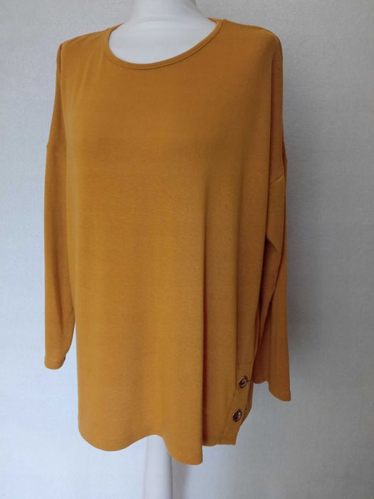 Peacocks damski luźny sweter przez głowę r 46