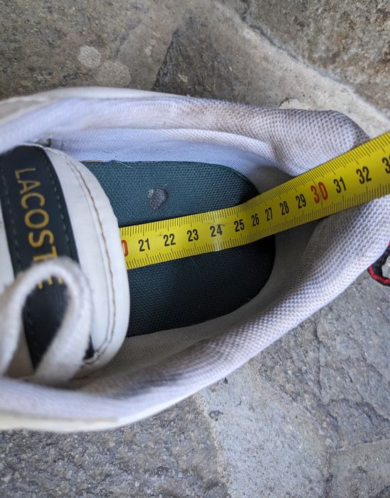 Кеди кросівки білі Lacoste 40,5 р