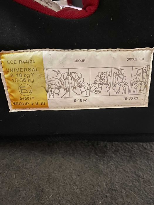 Fotelik samochodowy Babysafe Husky Grey 9-36Kg