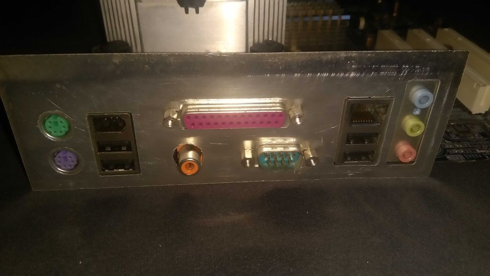 Płyta główna gigabyte ga-96649mf + procesor + chłodzenie