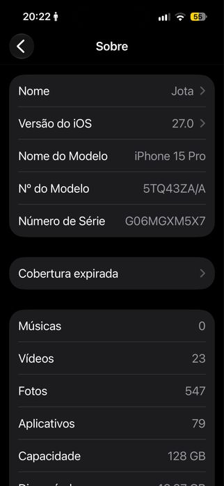 IPhone 15 pro igual novo 128gb