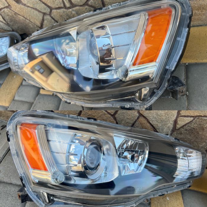 Фары Mitsubishi Lancer X Адаптивные