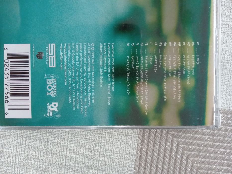 Płyta Justin Bieber