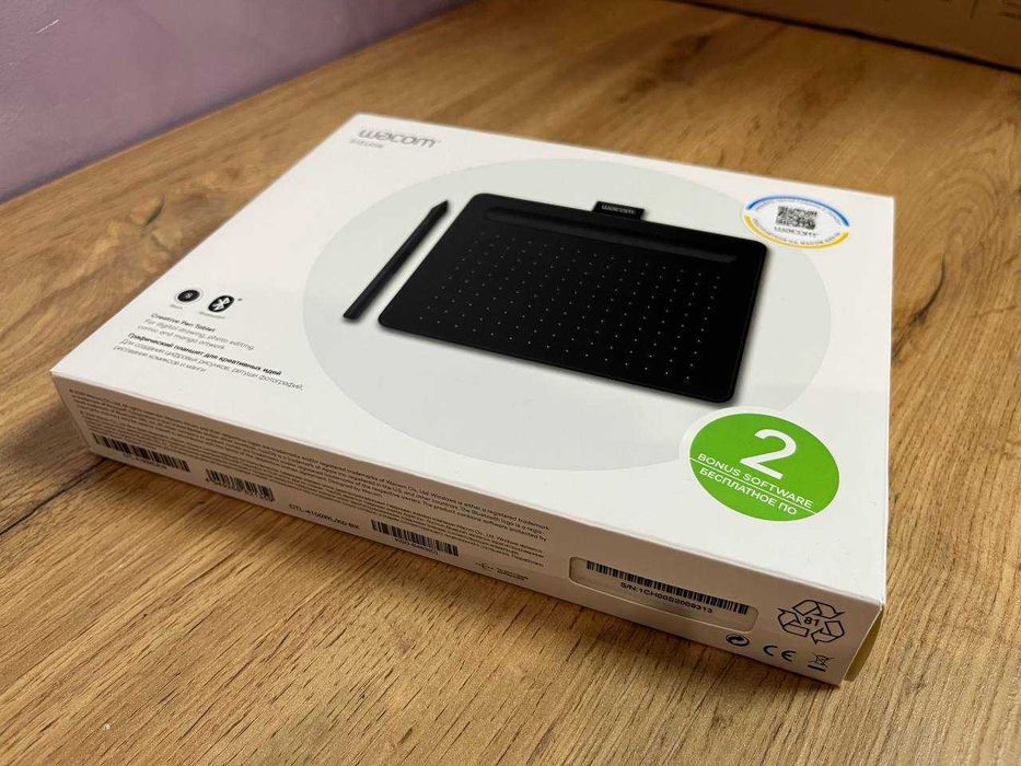 Графічний планшет Wacom Intuos S Bluetooth Black