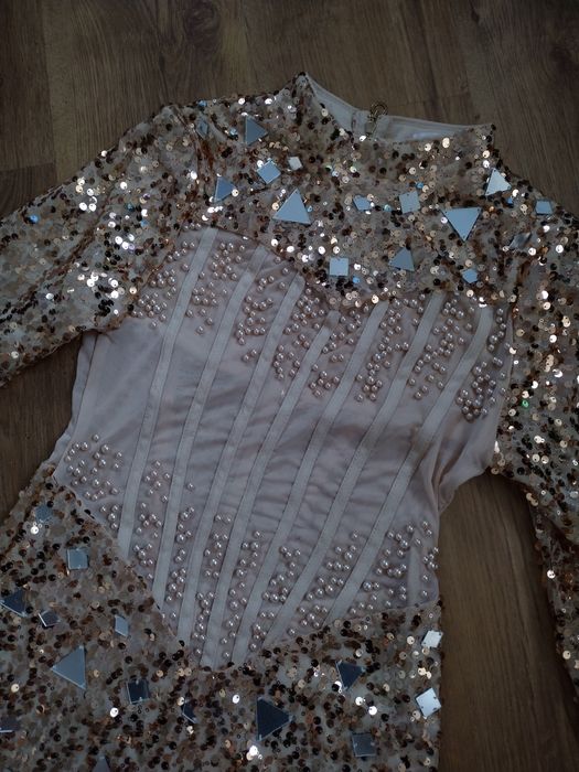 Sukienka damska M 38 cekiny