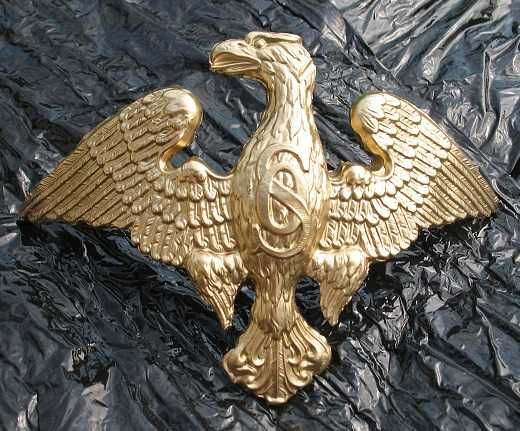 Orzeł na hełm strażacki Sokół Ogniowy