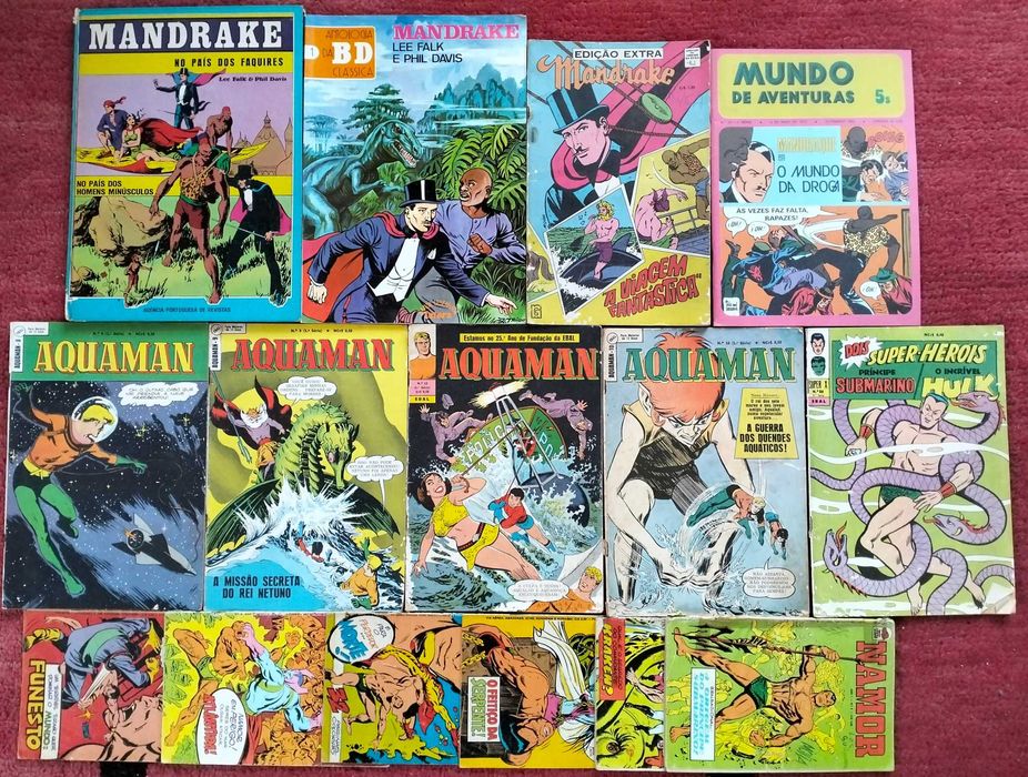 BD Mandrake, Aquaman, Namor