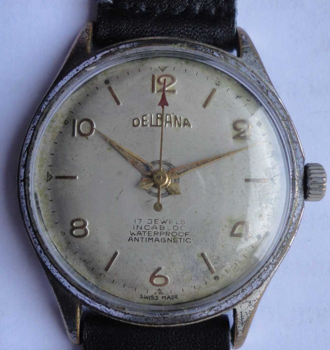 DELBANA Męski Zegarek Duża Linia 36 mm.