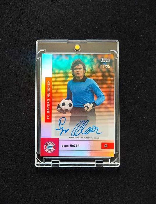 Karta Topps Team Set - Sepp Maier - Bayern Munchen - Auto - Limit /25