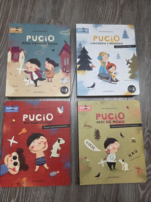 Zestaw książek z serii Pucio