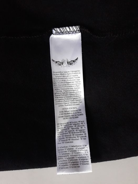 рS Outer Vision Іспанія шапка чорна хлопок чоловіча жіноча підлітка