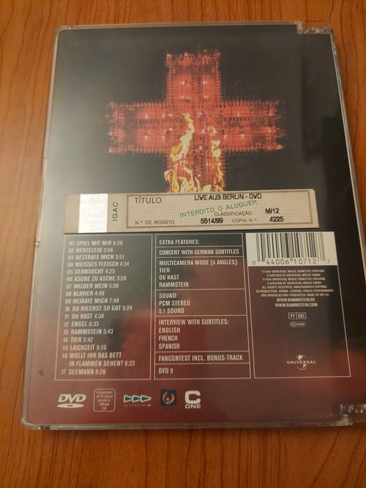 Rammstein - Live aus Berlin DVD