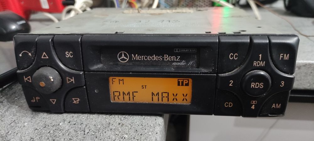 Radio samochodowe marki Mercedes-Benz audio 10 RDS kasety zmieniarka