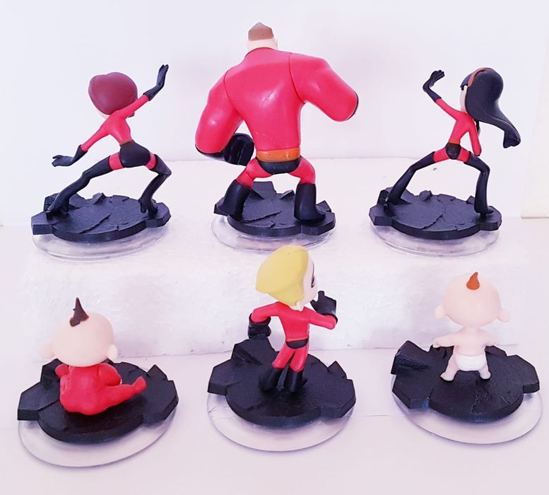 6 Pcs/Bonecos – The Incredibles (Portes Incluidos)