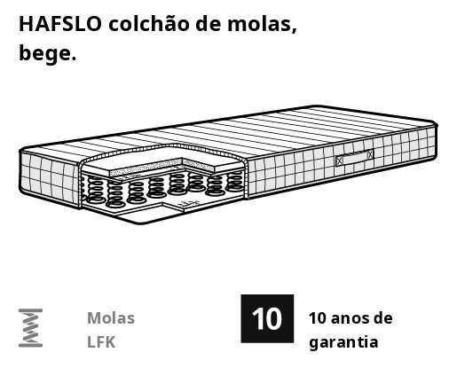 Colchão 160x200cm