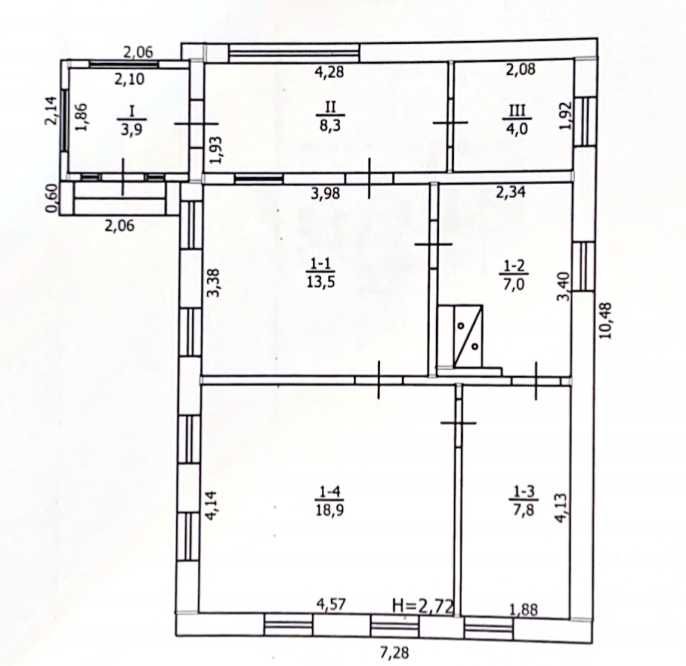 Продаём в Малиновке добротный жилой дом пл. 63 кв.м