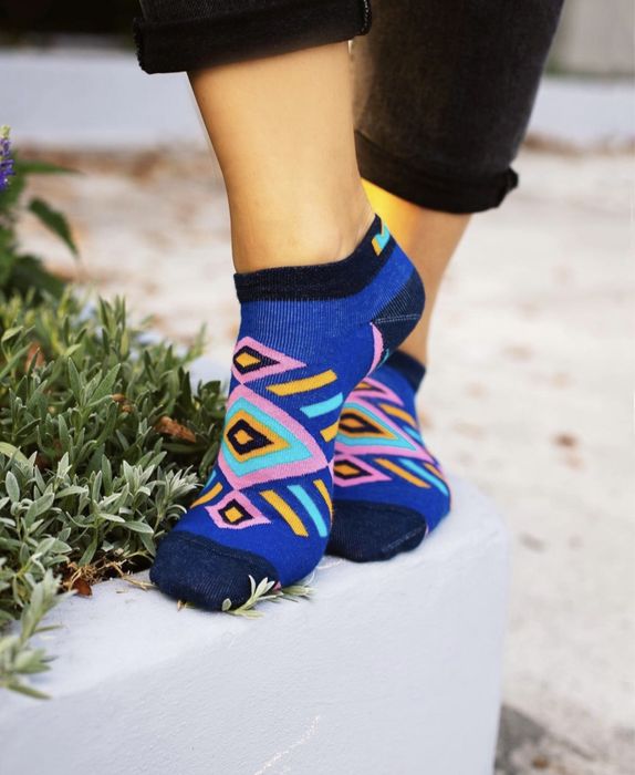 Kolorowe stopki skarpetki boho 38-40