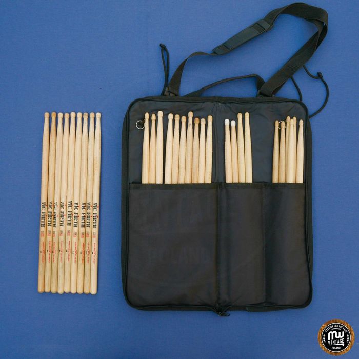 Zestaw dla każdego perkusisty - pokrowiec + 10 x pałki VIC FIRTH ‼️
