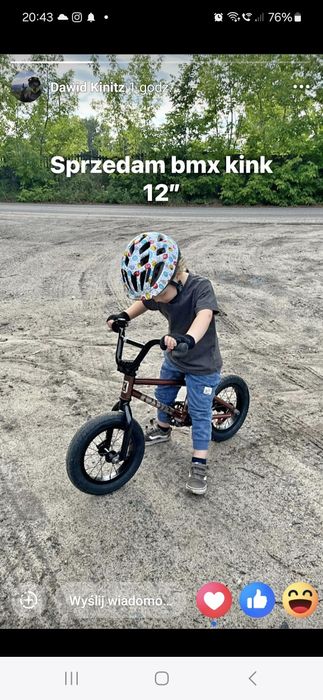 Rowerek bmx kink