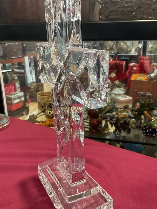 Crucifixo em cristal 26x15 cm.  Mais anúncios abaixo