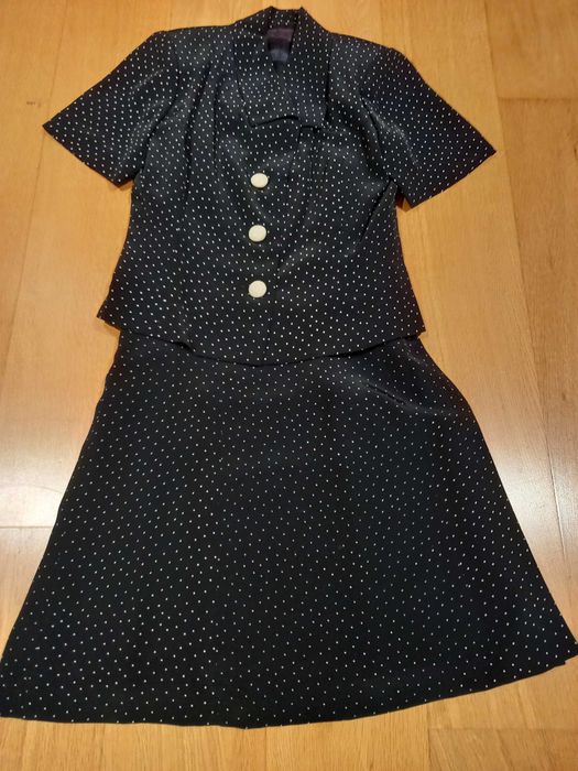 Vestido com jaqueta de cerimónia
