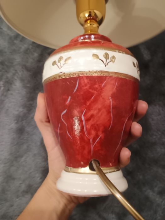 Lampka stołowa ceramiczna włoska