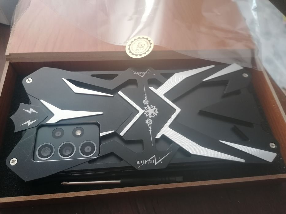 Excelente capa telemóvel Samsung Galaxy A52 em alumínio, nova