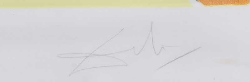 SALVADOR DALÍ  - Assinada pelo próprio