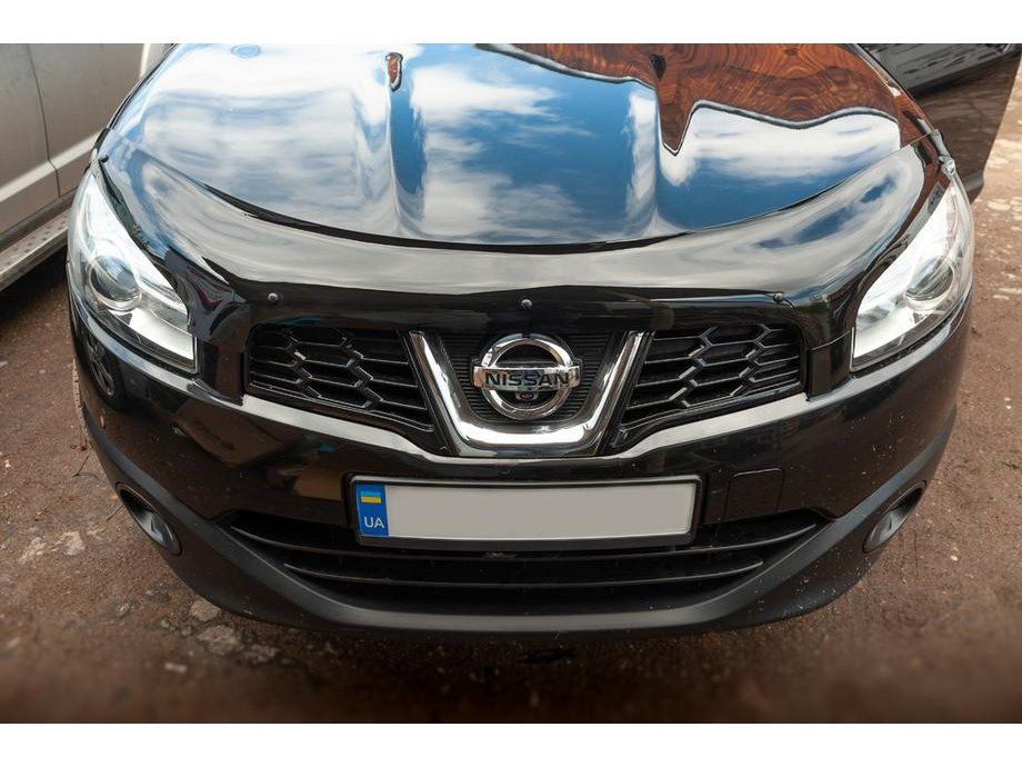 Nissan Qashqai Дефлектор капота (мухобойка) EuroCap