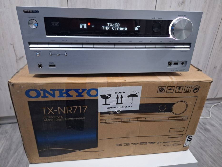 Onkyo TX NR 717 SREBNY