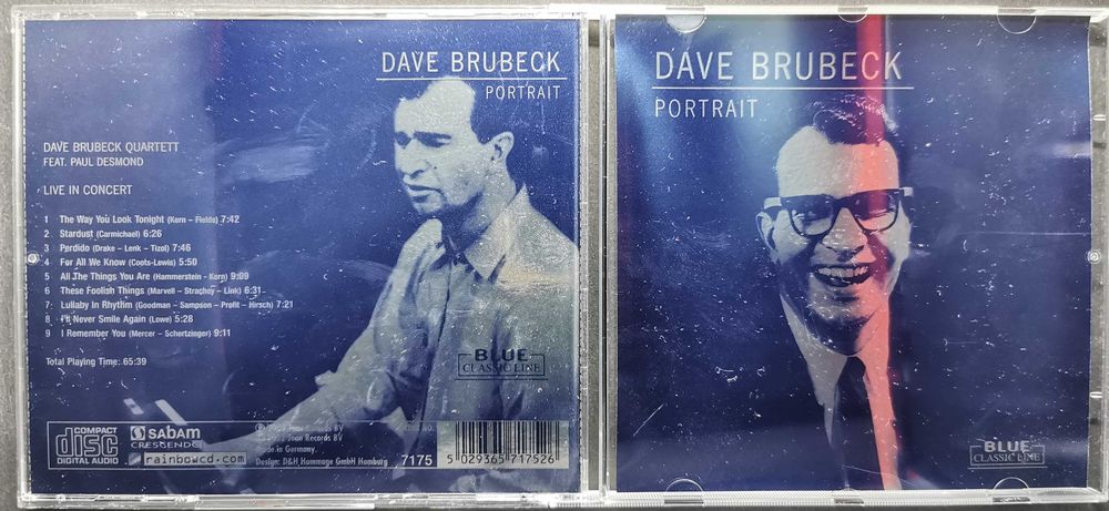 CD Dave Brubeck - Portrait super stan!