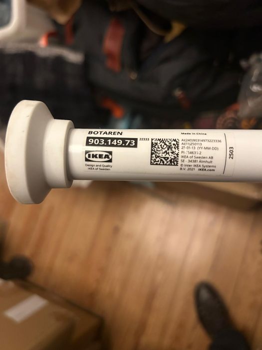 Cortinas e varões Ikea