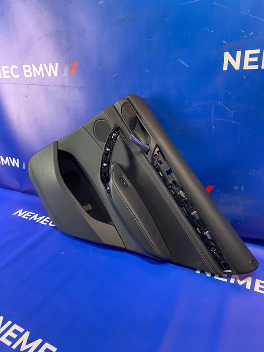 Карта обшивка двері задня ліва шкіра SCHWARZ BMW X3 F25 розборка