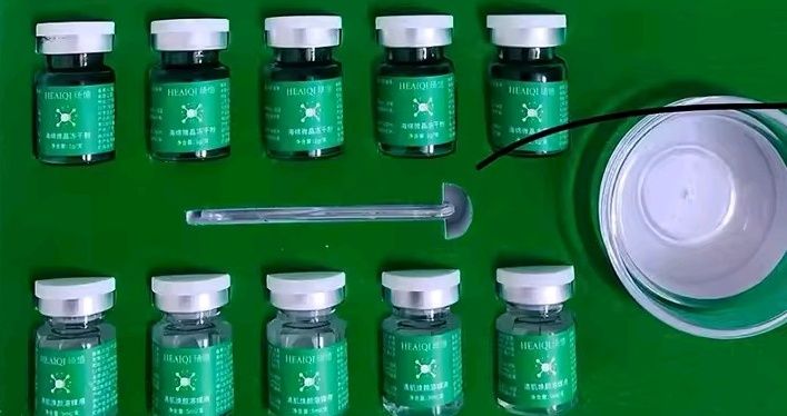 Peeling z zielonych alg